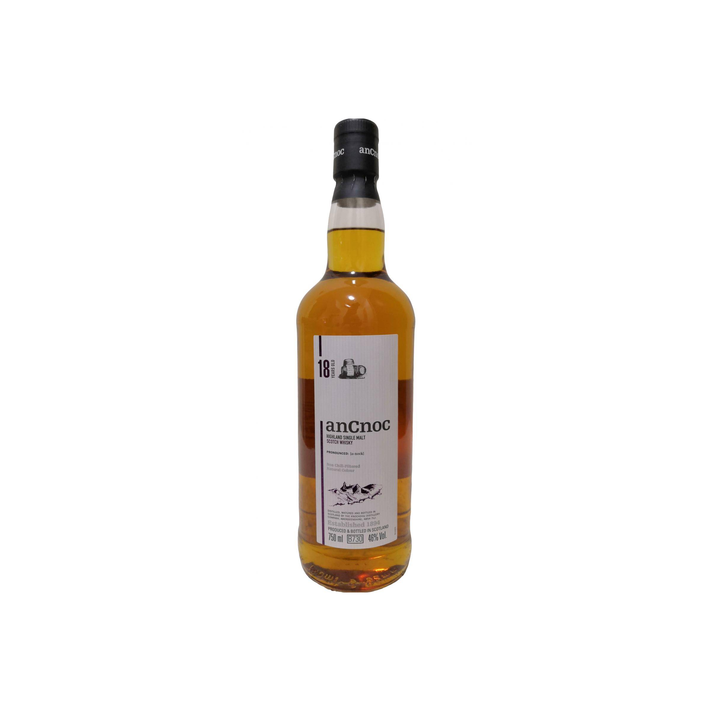 An Cnoc 18 Years Single Malt Whisky