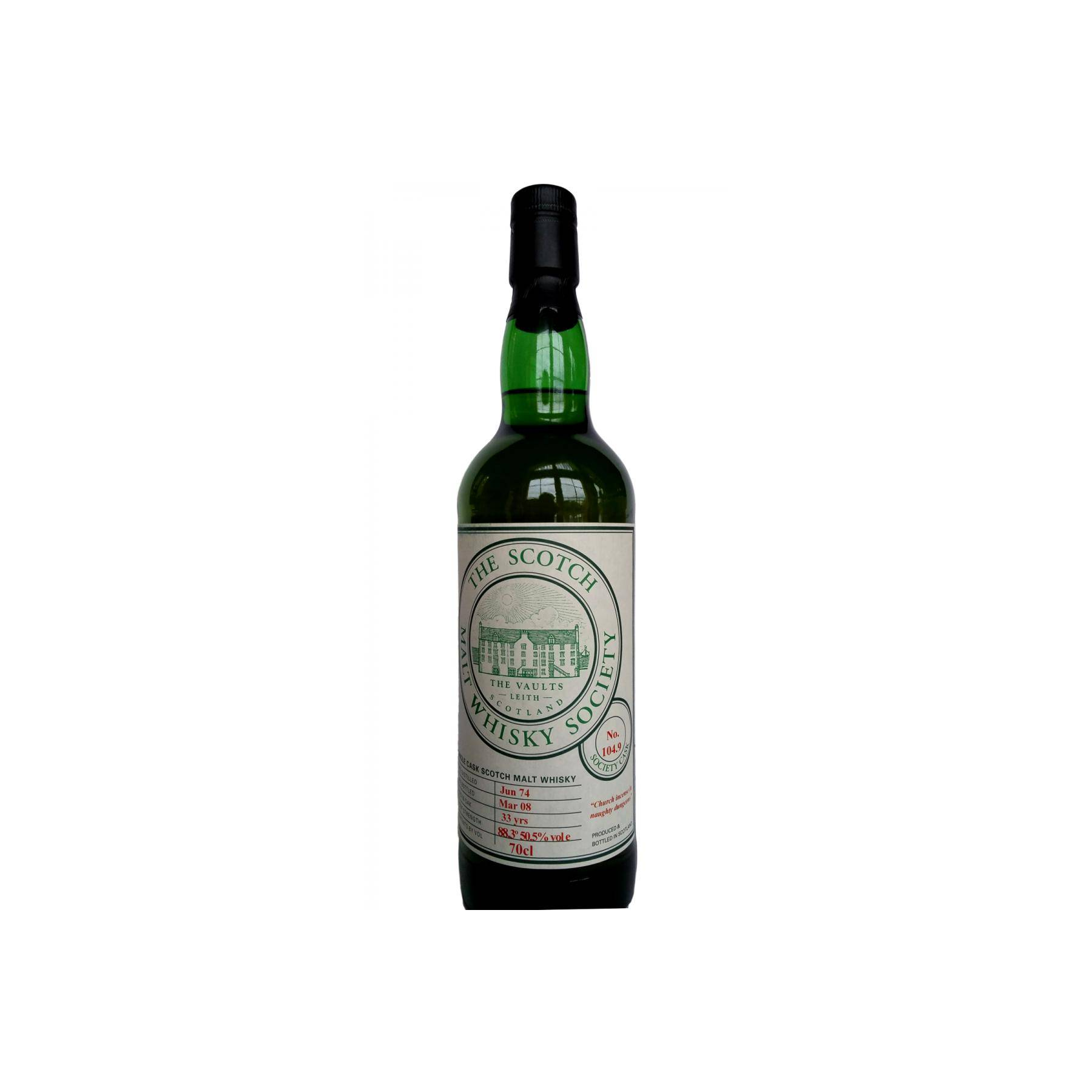 The Scotch Malt Whisky Society 1974 33 Years Single Malt Whisky