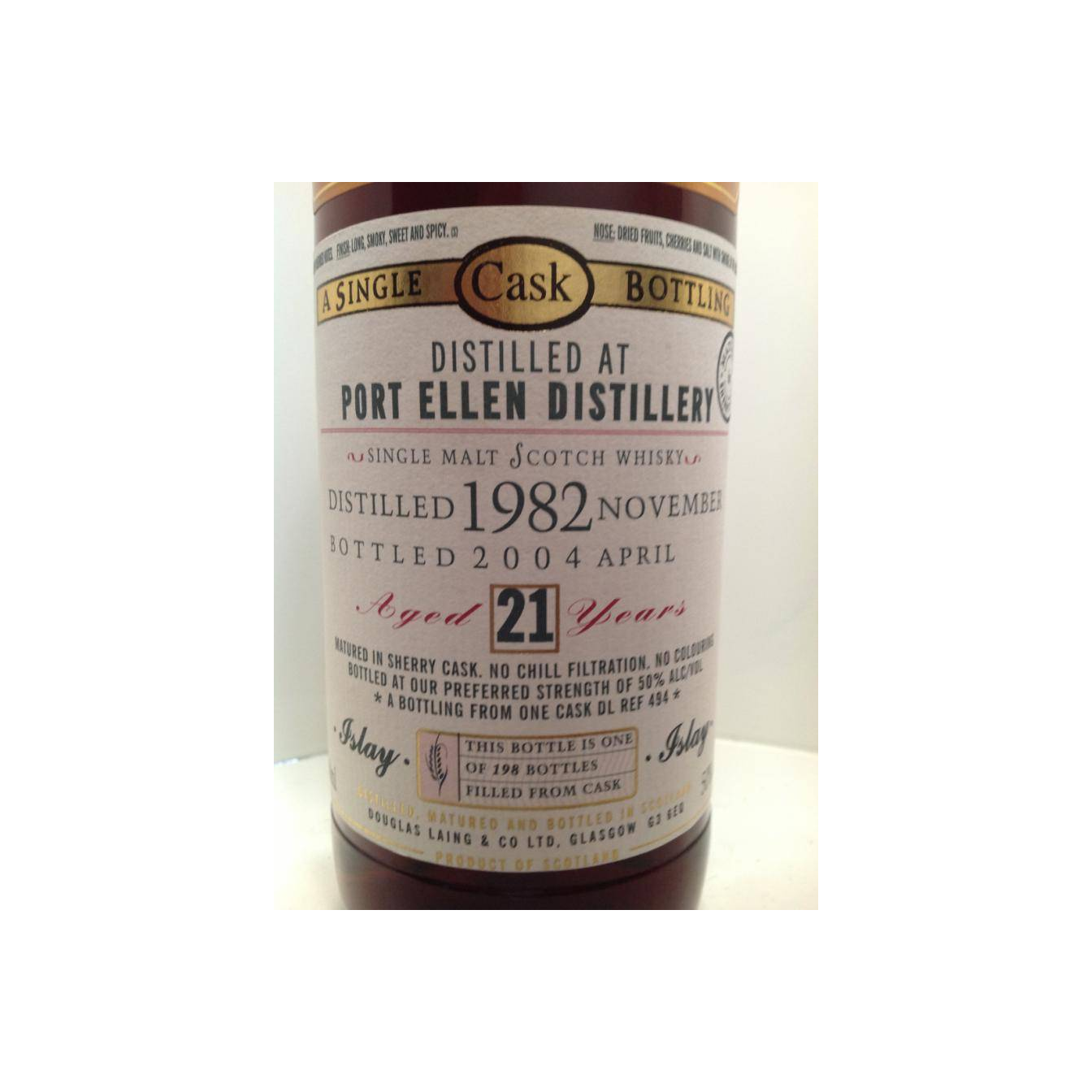 Port Ellen Old Malt Cask 1982 21 Years Single Malt Whisky 3