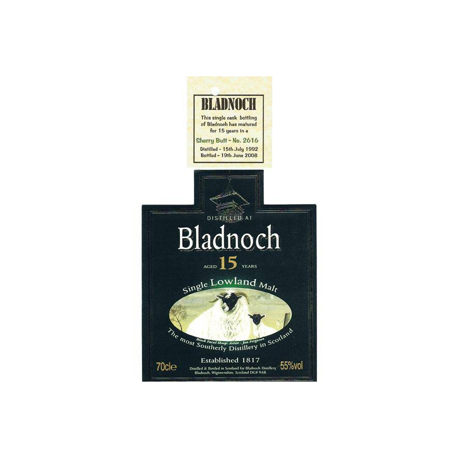 Bladnoch 1992 15 Years Single Malt Whisky