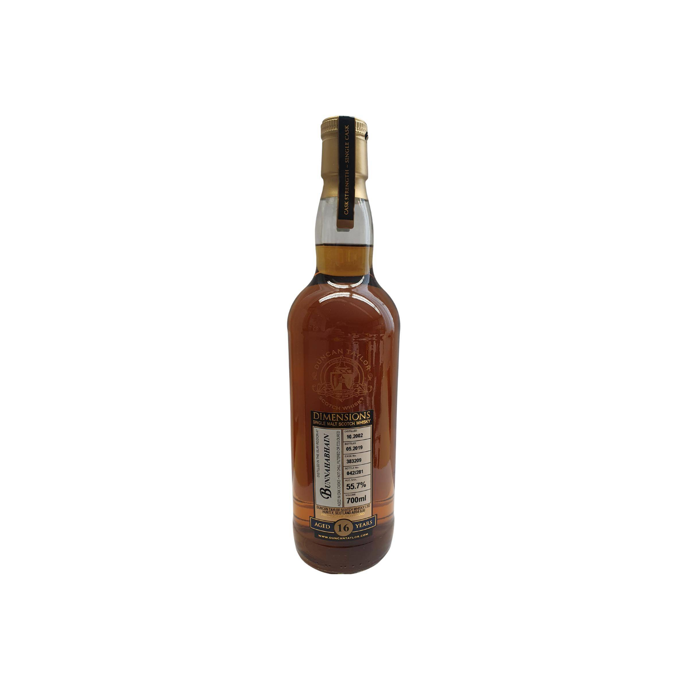 Bunnahabhain Dimensions 2002 16 Years Single Malt Whisky