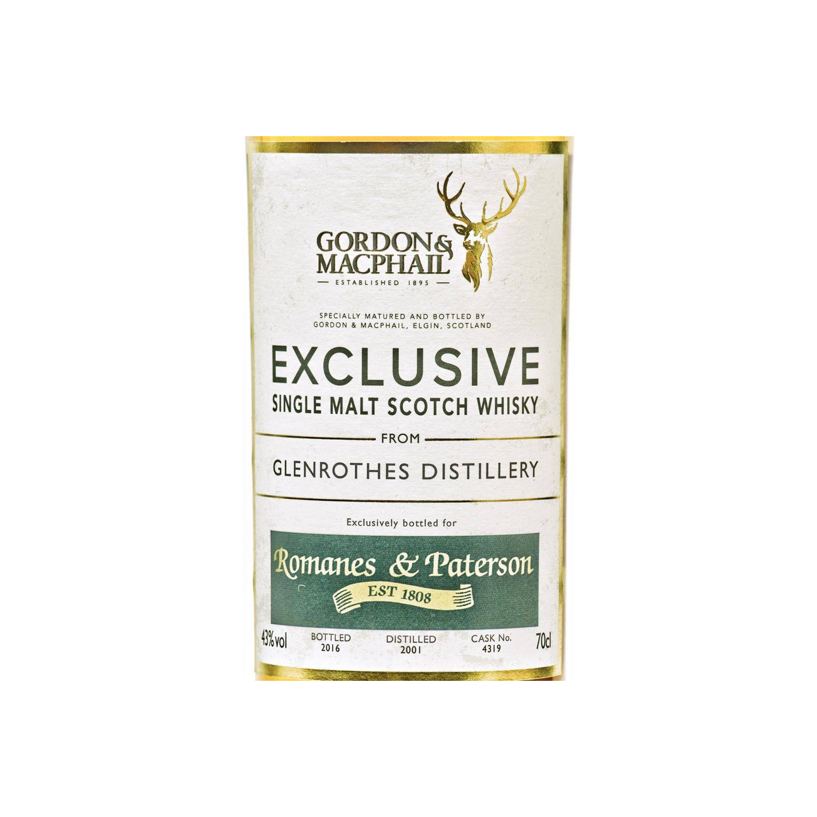 The Glenrothes 2001 15 Years Single Malt Whisky 2