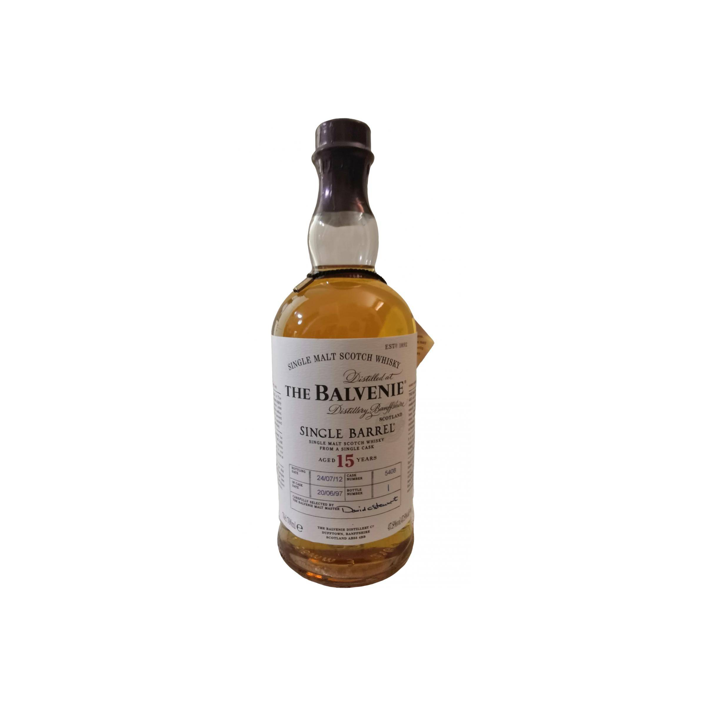 The Balvenie Single Cask 1997 15 Years Single Malt Whisky