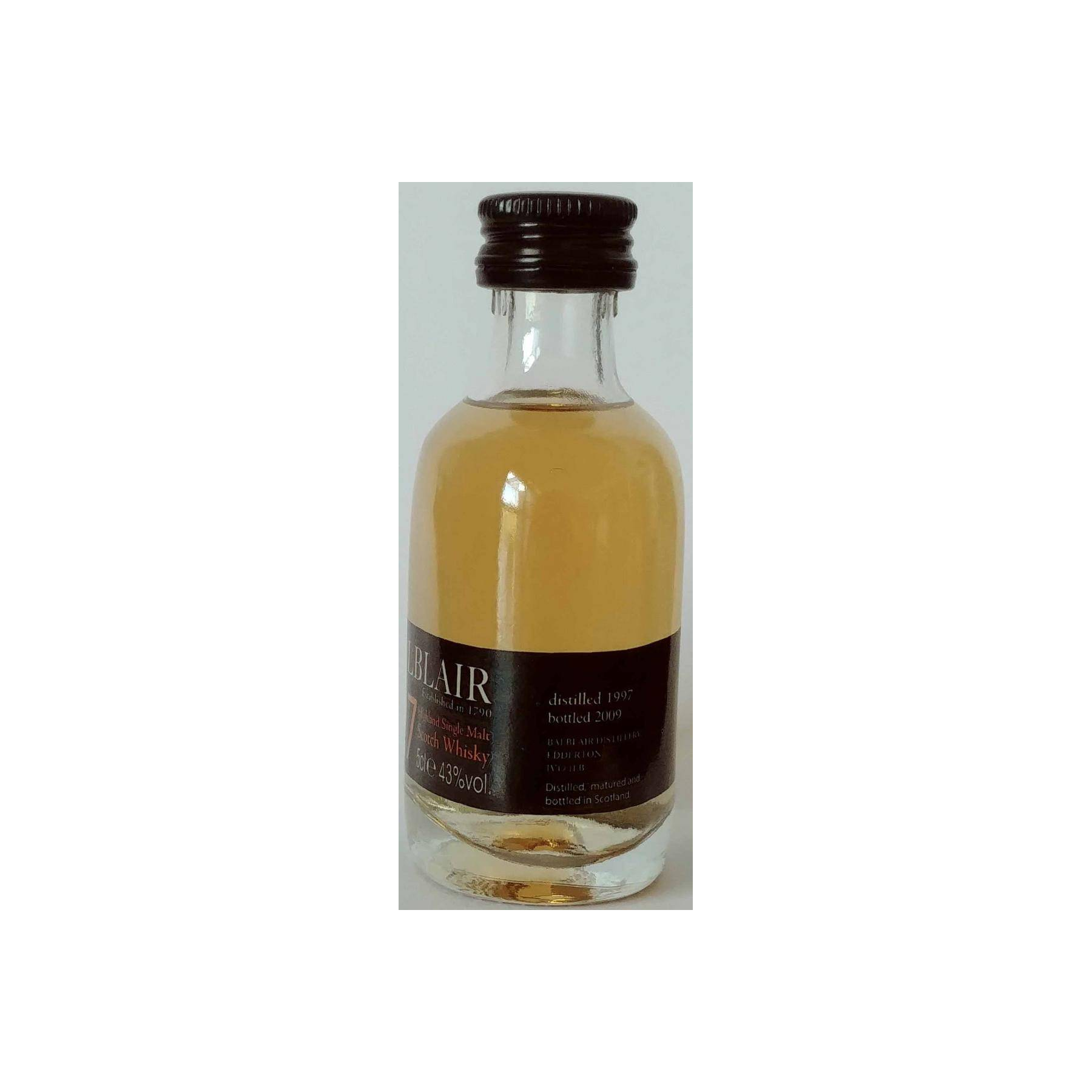 Balblair Miniature 1997 12 Years Single Malt Whisky 3