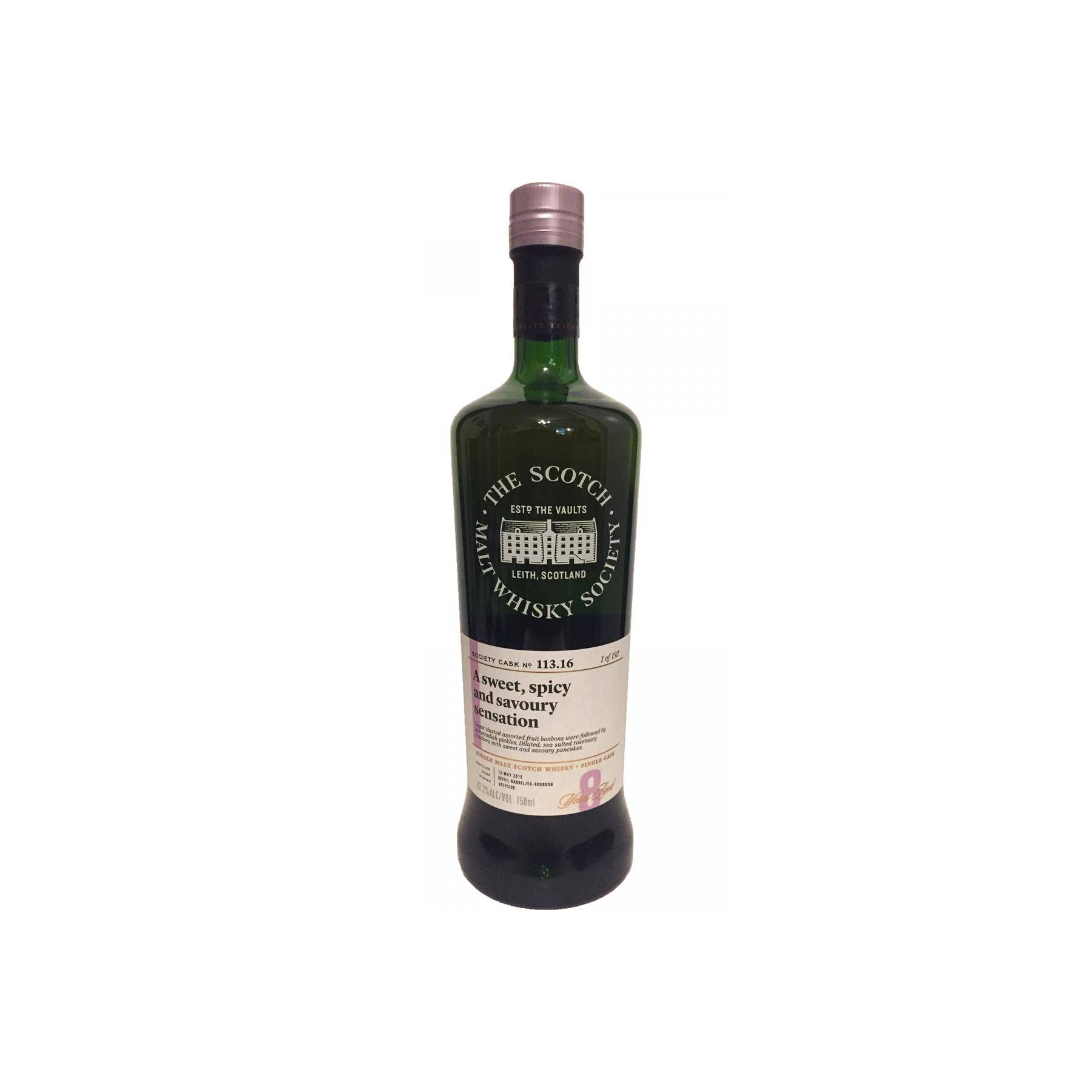 The Scotch Malt Whisky Society 2010 8 Years Single Malt Whisky