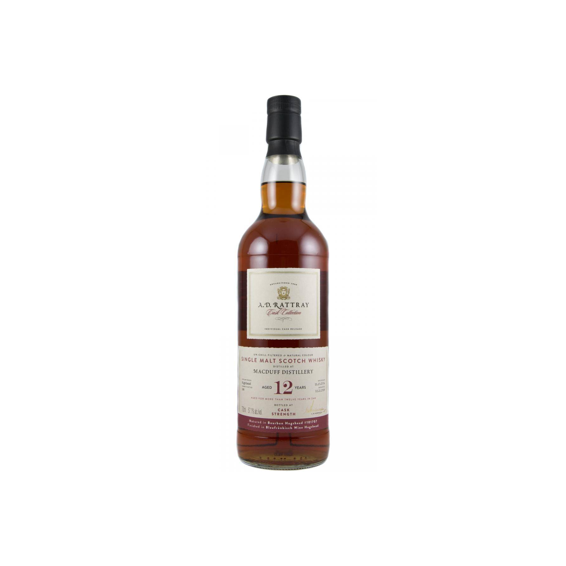 Macduff Individual Cask Bottling 2006 12 Years Single Malt Whisky 2
