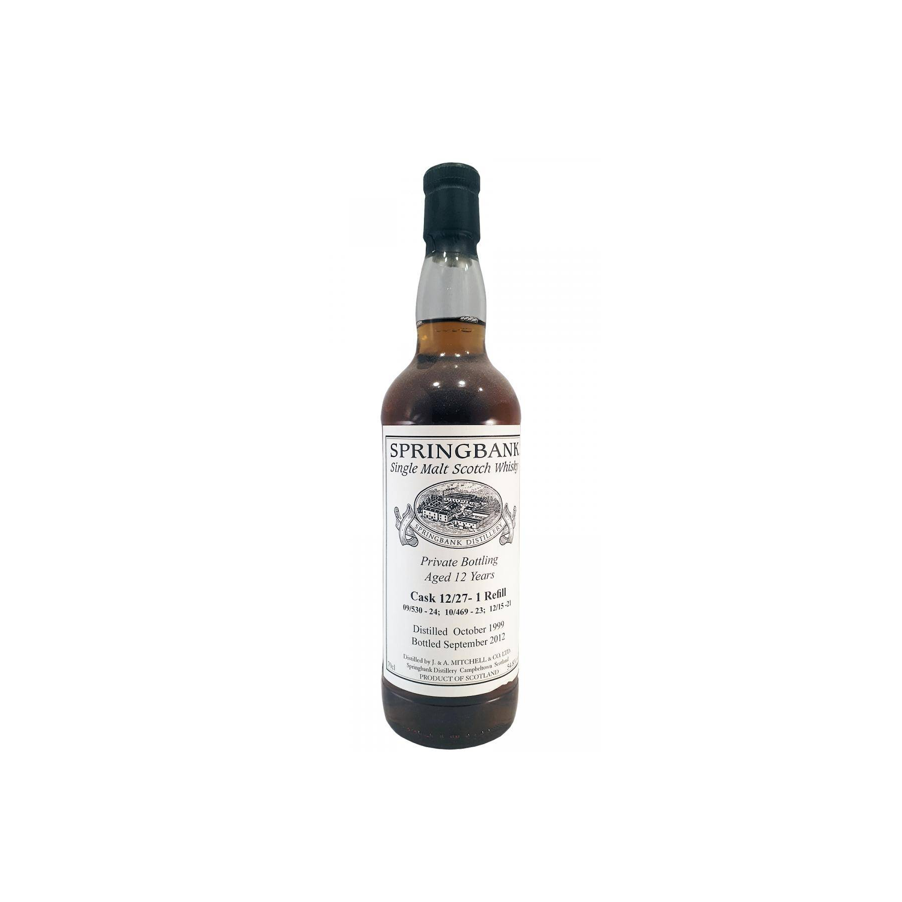 Springbank Private Bottling 1999 12 Years Single Malt Whisky