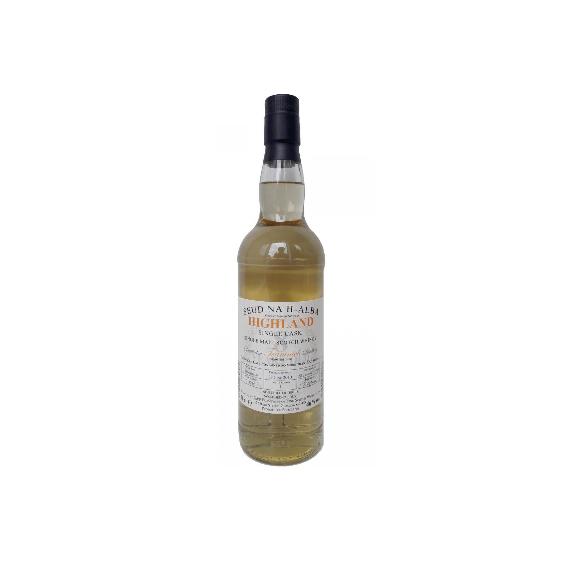 Teaninich 2010 8 Years Single Malt Whisky