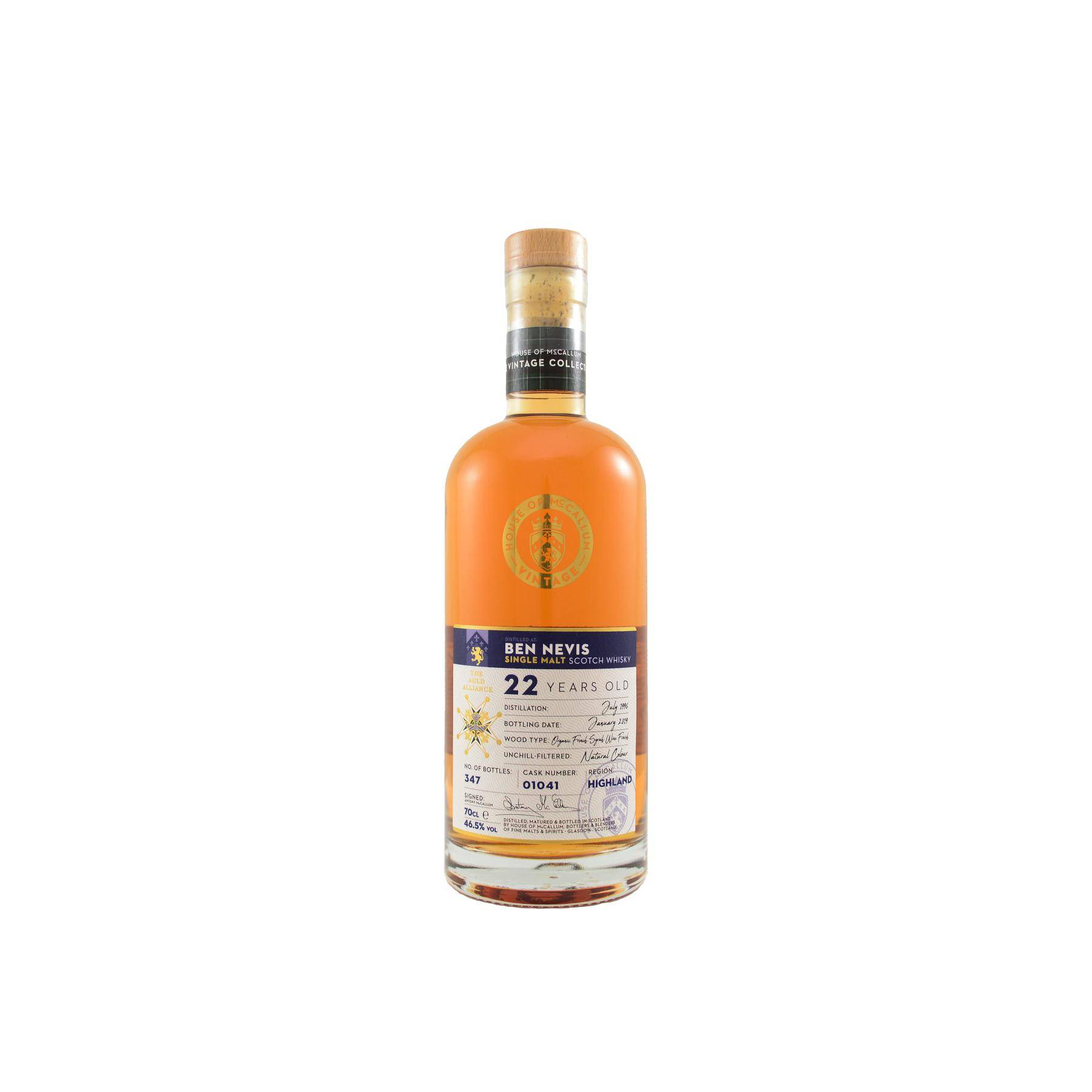Ben Nevis 1996 22 Years Single Malt Whisky