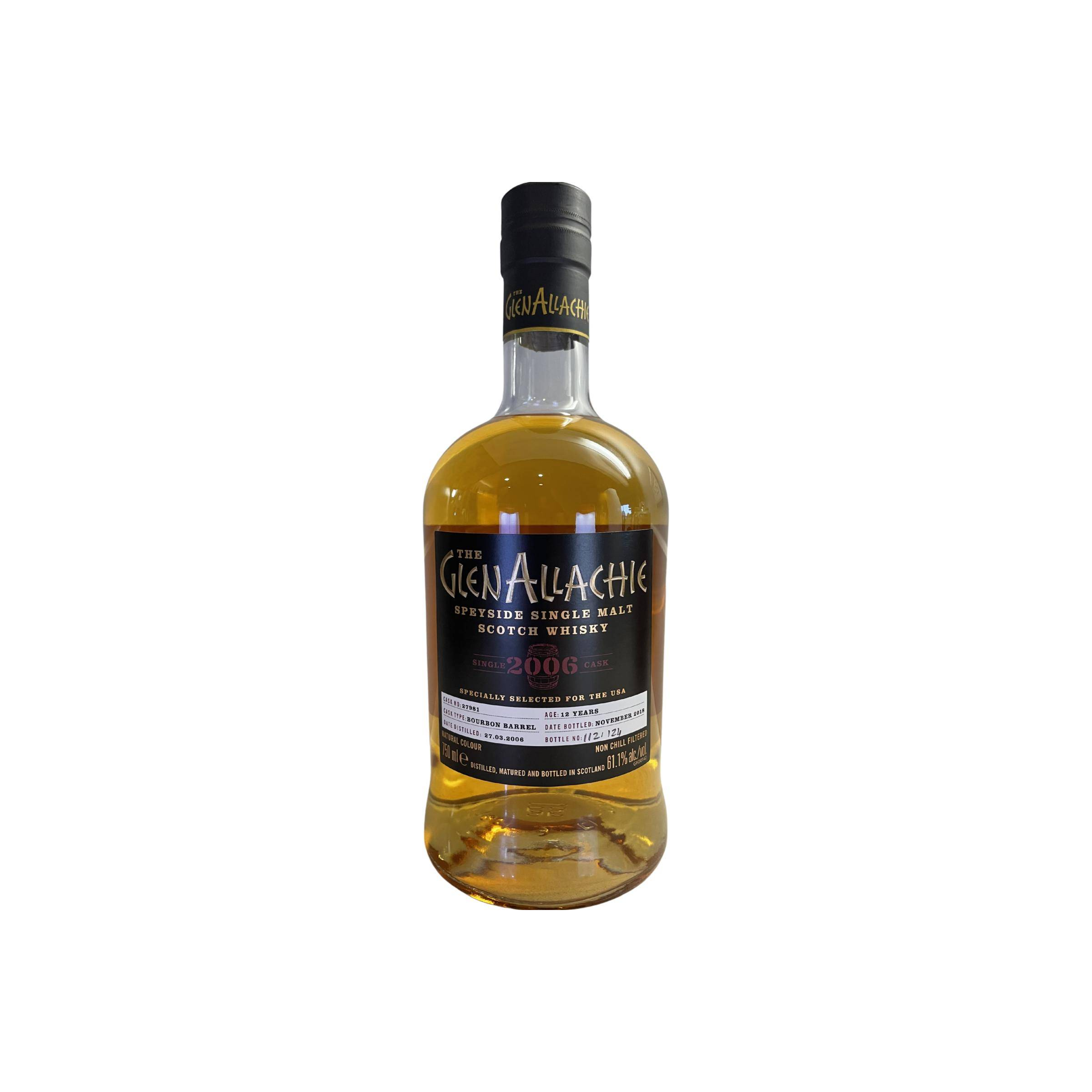 The GlenAllachie Single Cask 2006 12 Years Single Malt Whisky