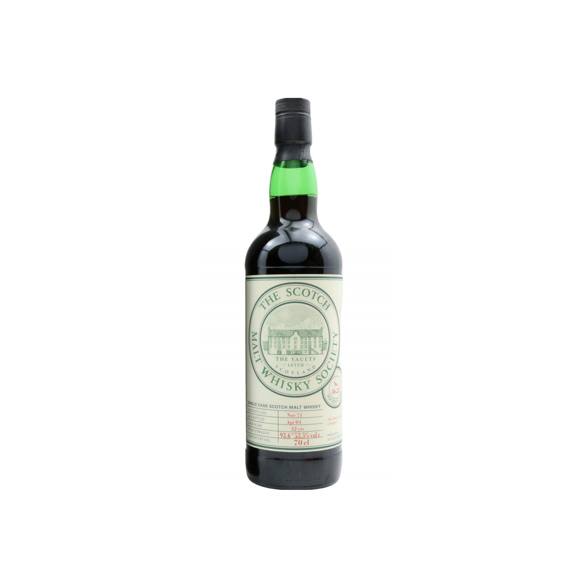 The Scotch Malt Whisky Society 1971 32 Years Single Malt Whisky