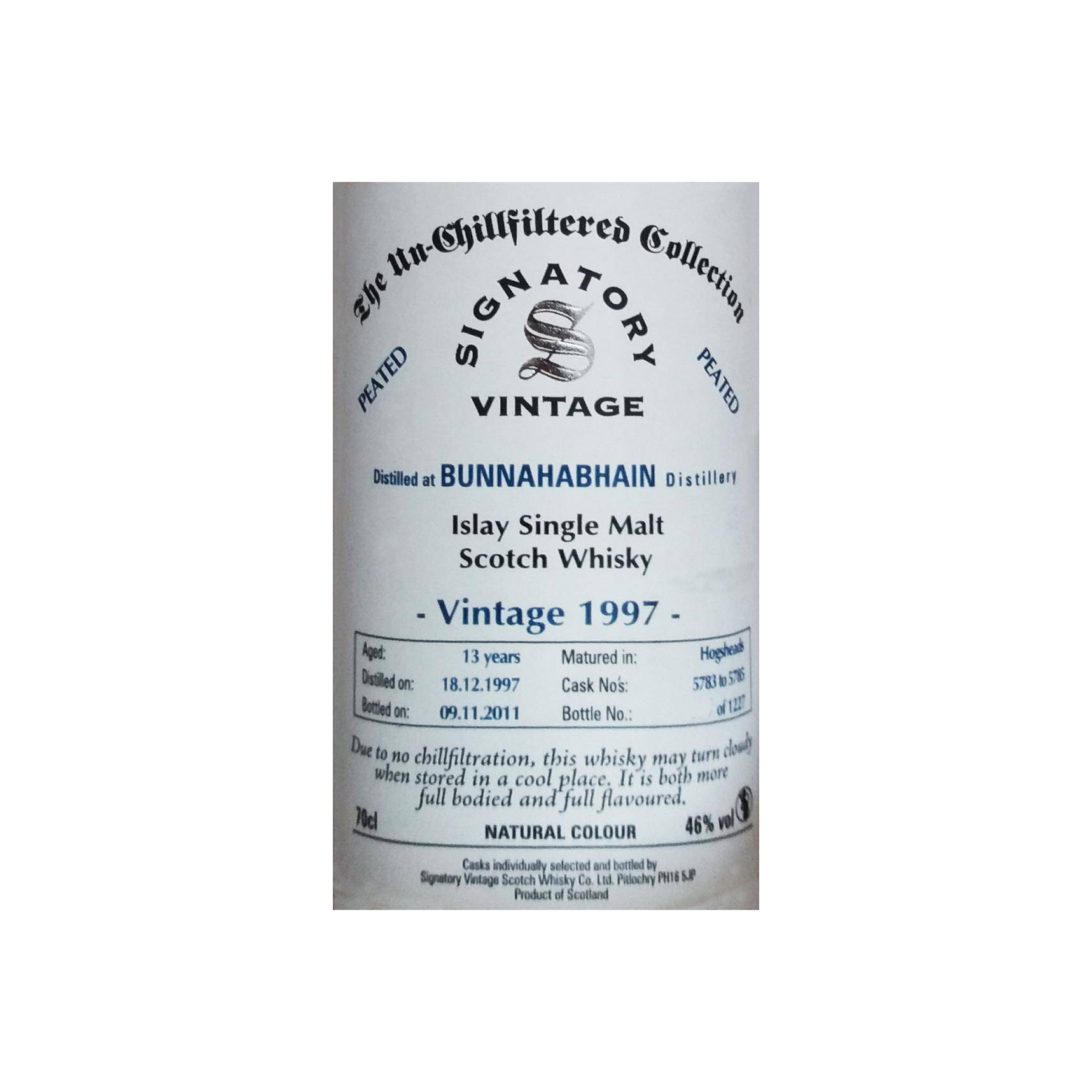 Bunnahabhain 1997 13 Years Single Malt Whisky 2