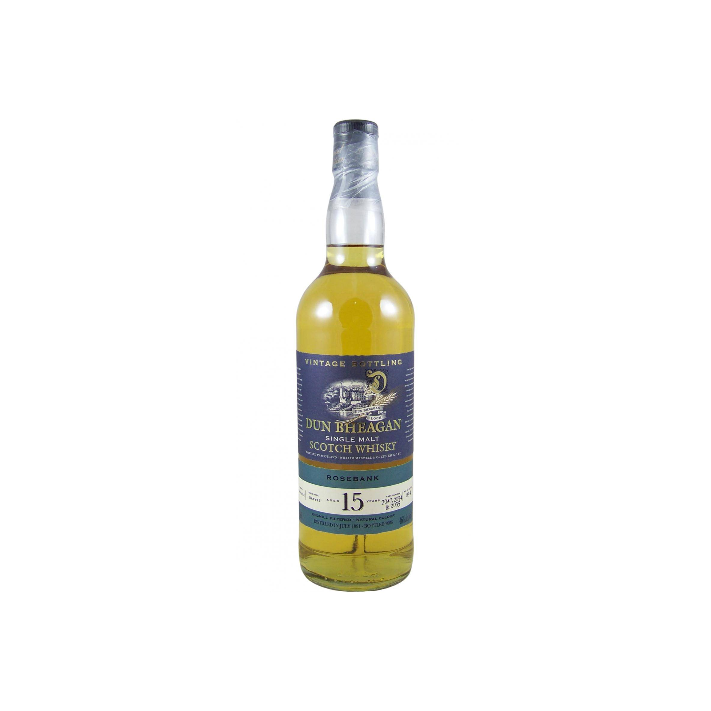 Rosebank 1991 15 Years Single Malt Whisky