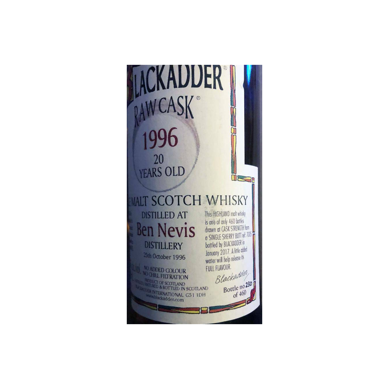 Ben Nevis Raw Cask 1996 20 Years Single Malt Whisky 2