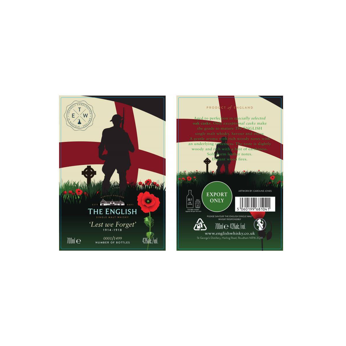 The English Whisky Lest We Forget 3
