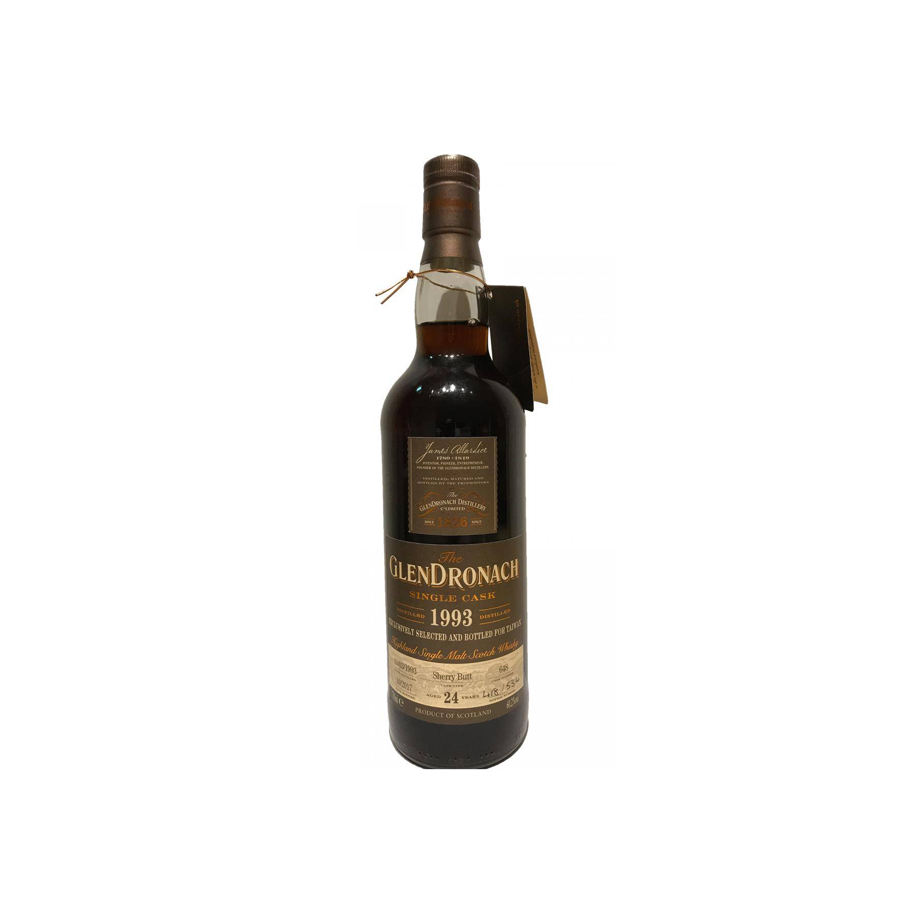 GlenDronach Single Cask 1993 24 Years Single Malt Whisky