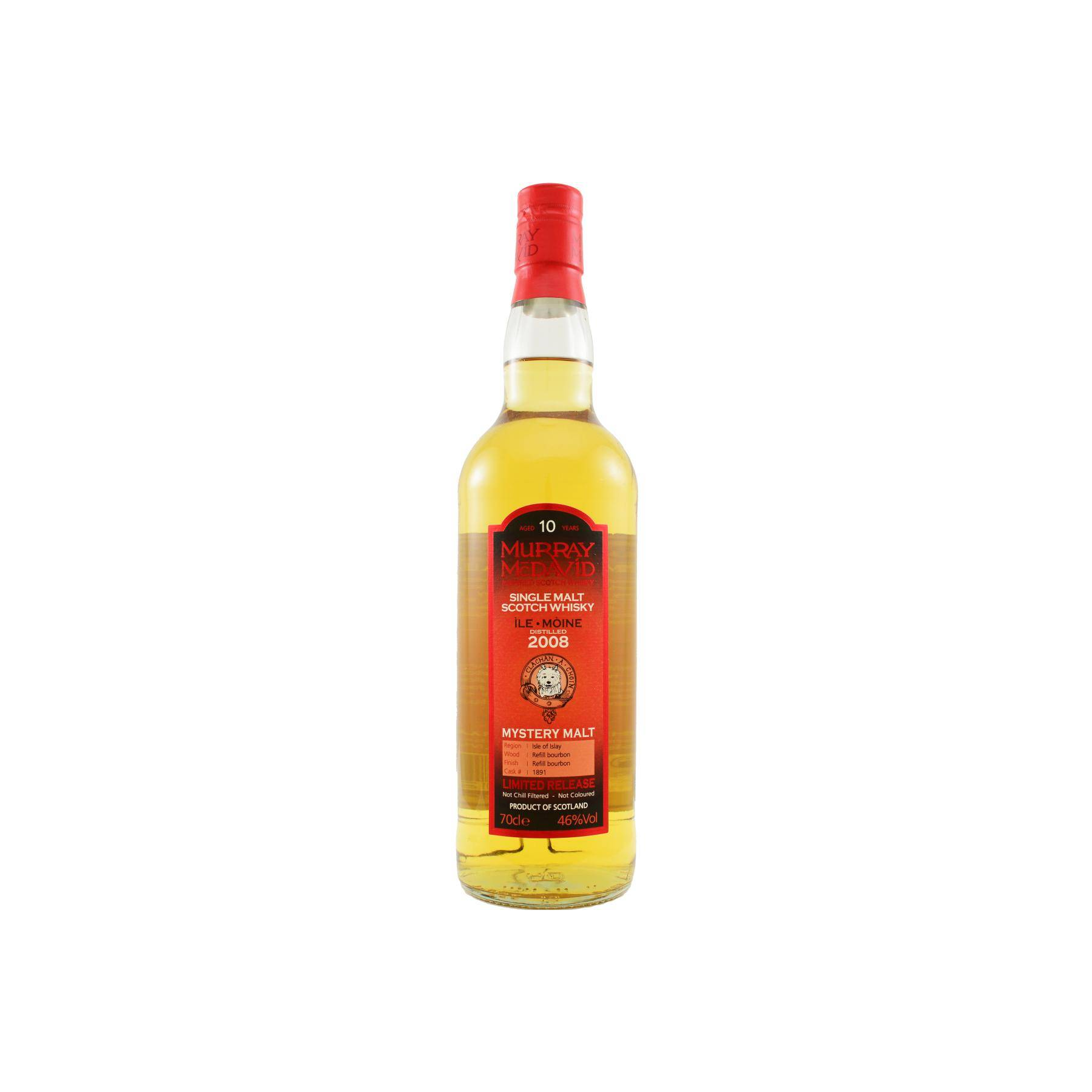 Murray McDavid 2008 10 Years Single Malt Whisky
