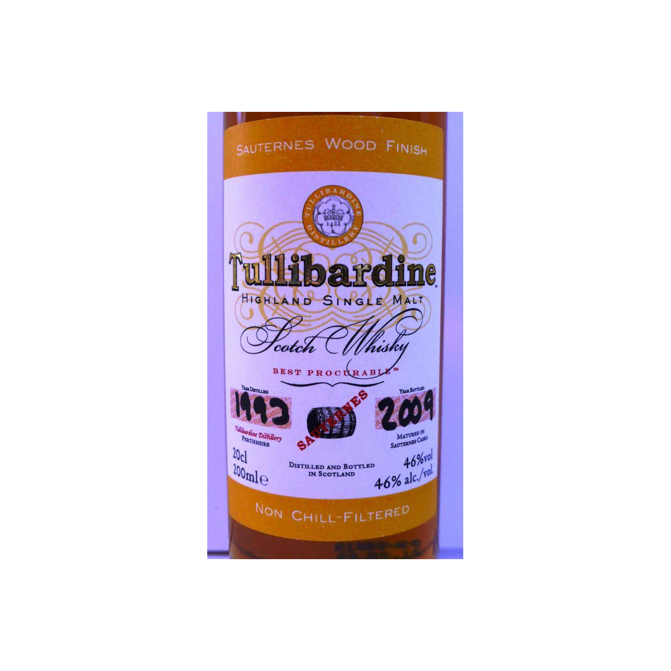 Tullibardine 1993 16 Years Single Malt Whisky 3