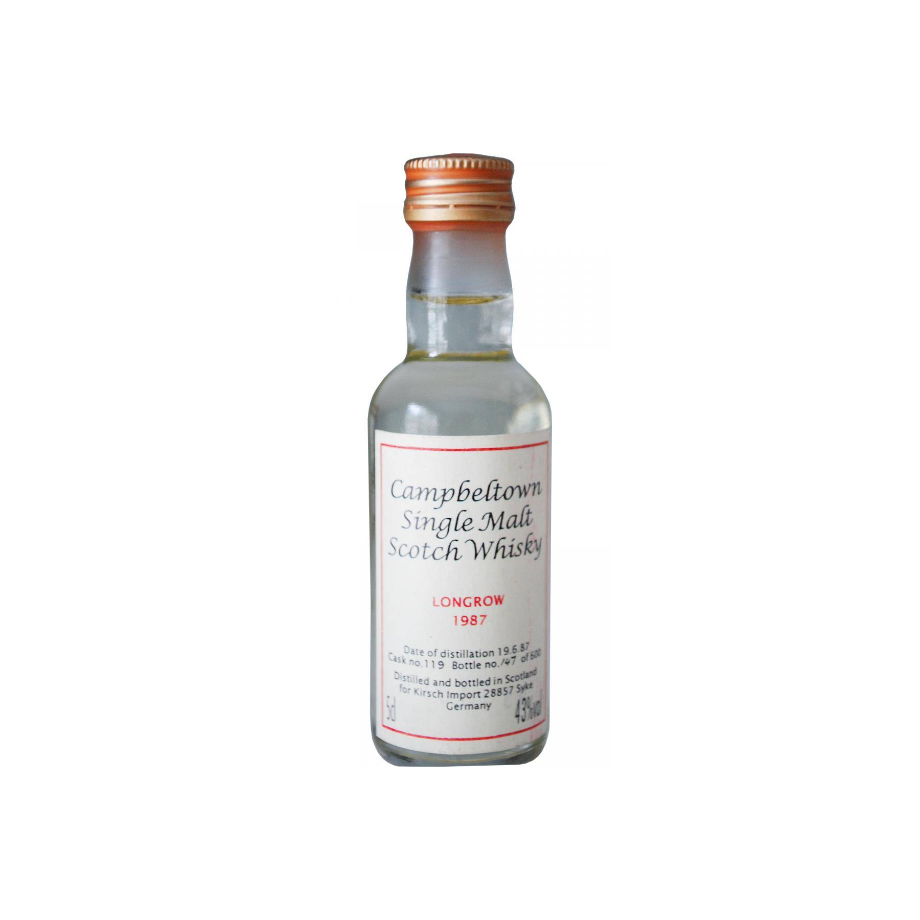 Springbank Miniature 1987 Single Malt Whisky 2