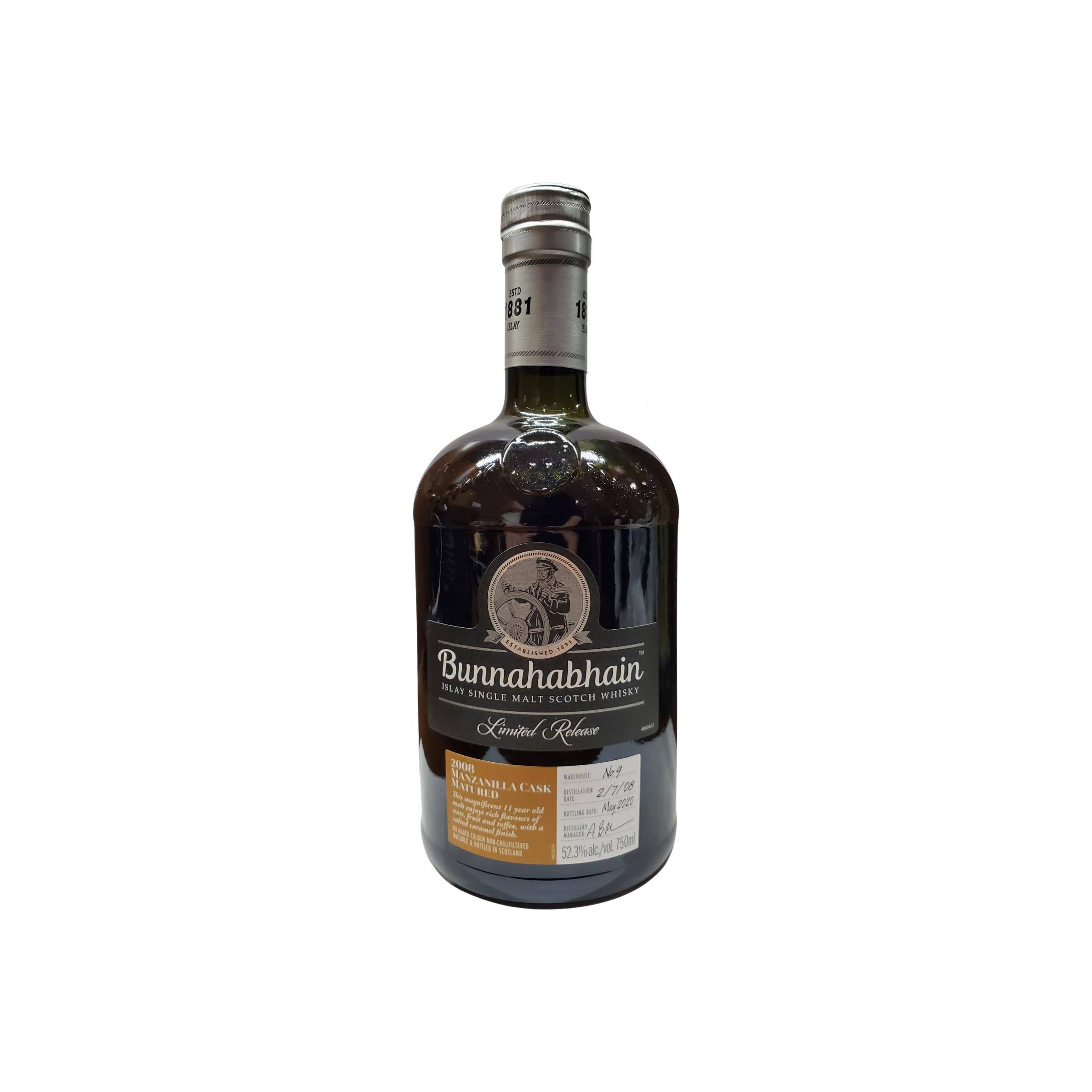 Bunnahabhain 2008 11 Years Single Malt Whisky