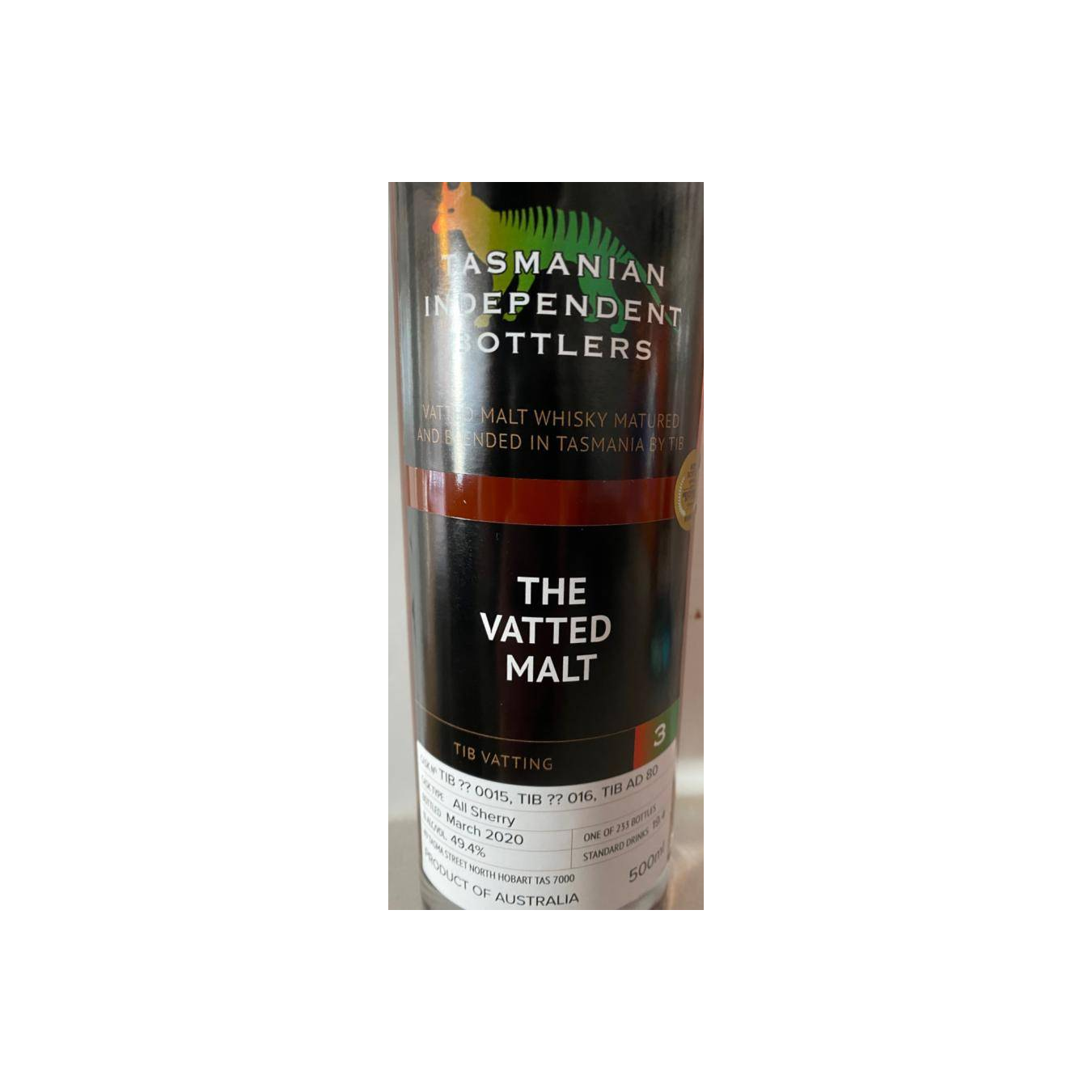 Tasmanian Independent Bottlers The Vatted Malt [3] TmIB 2