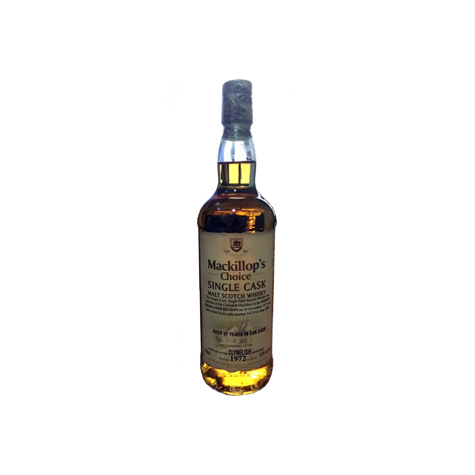 Clynelish Single Cask 1972 31 Years Single Malt Whisky
