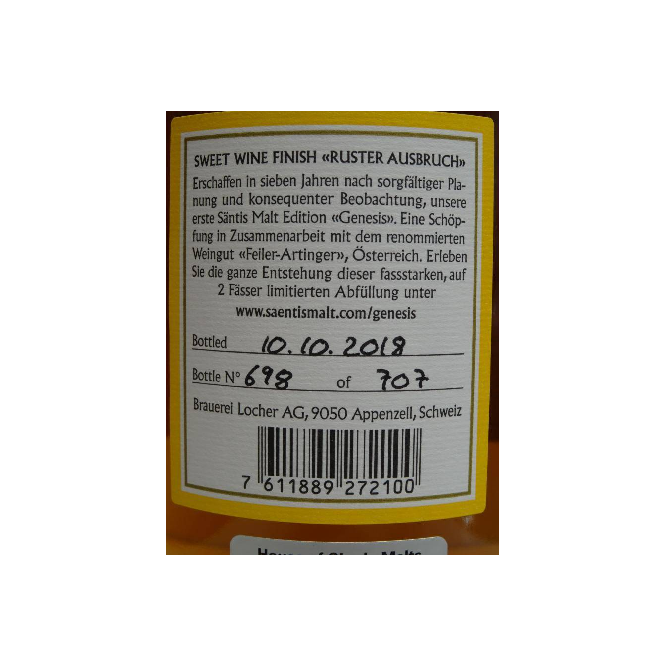 Säntis Malt Single Malt Whisky 3