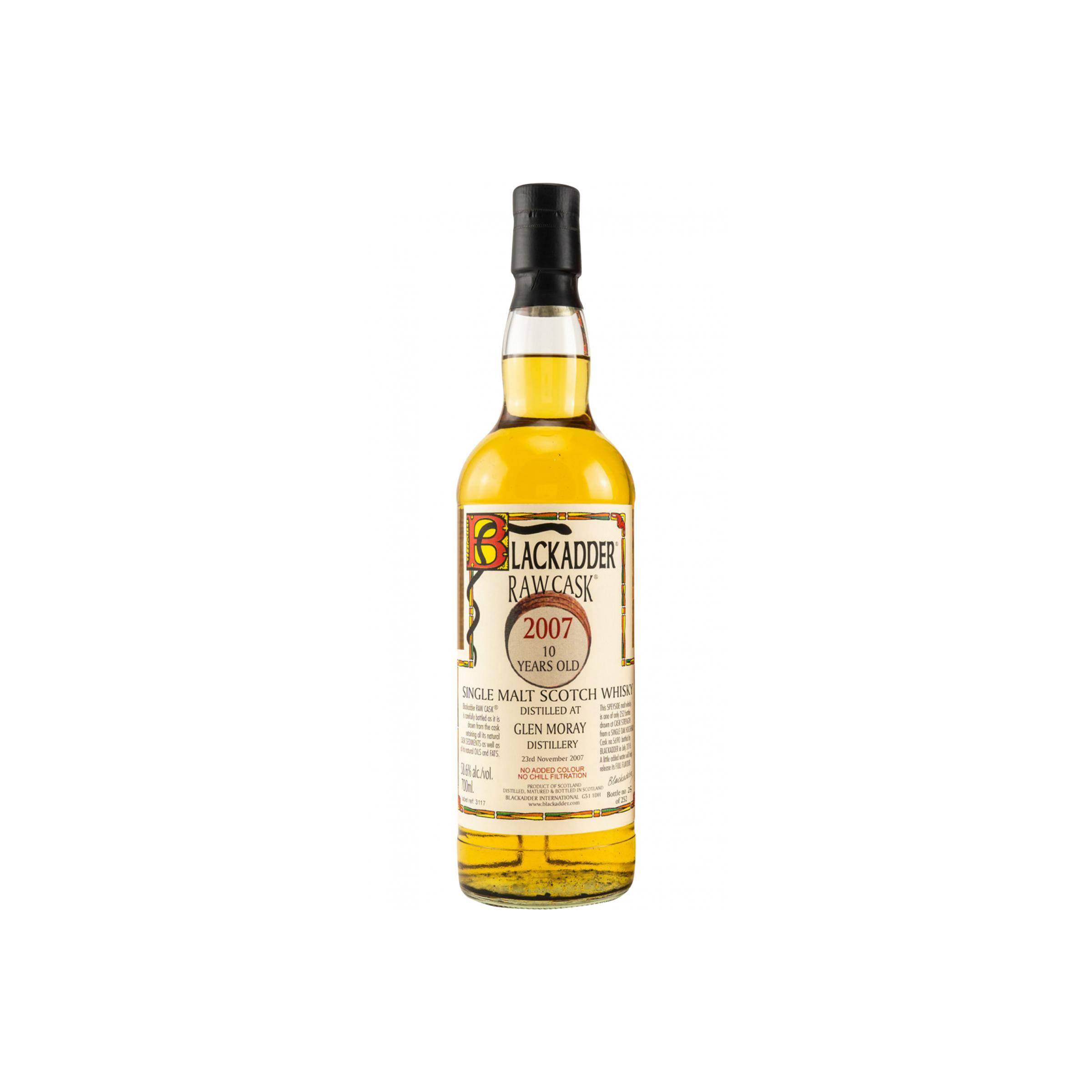 Glen Moray Raw Cask 2007 10 Years Single Malt Whisky