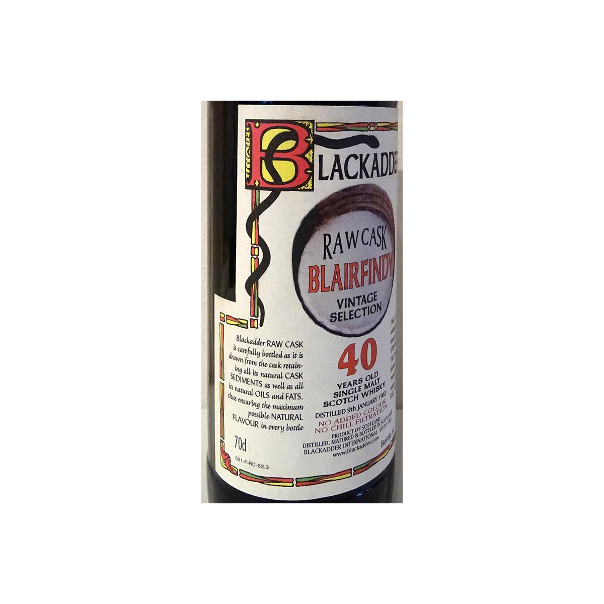 Blackadder Raw Cask 1963 40 Years Single Malt Whisky 3