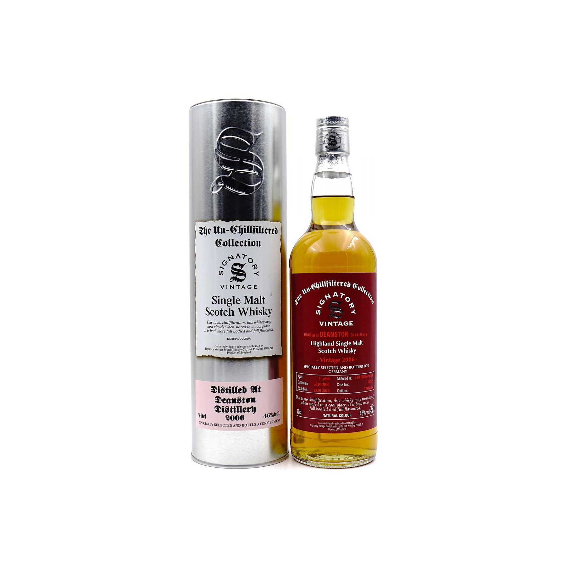 Deanston The Un-Chillfiltered Collection 2011 11 Years Single Malt Whisky 4