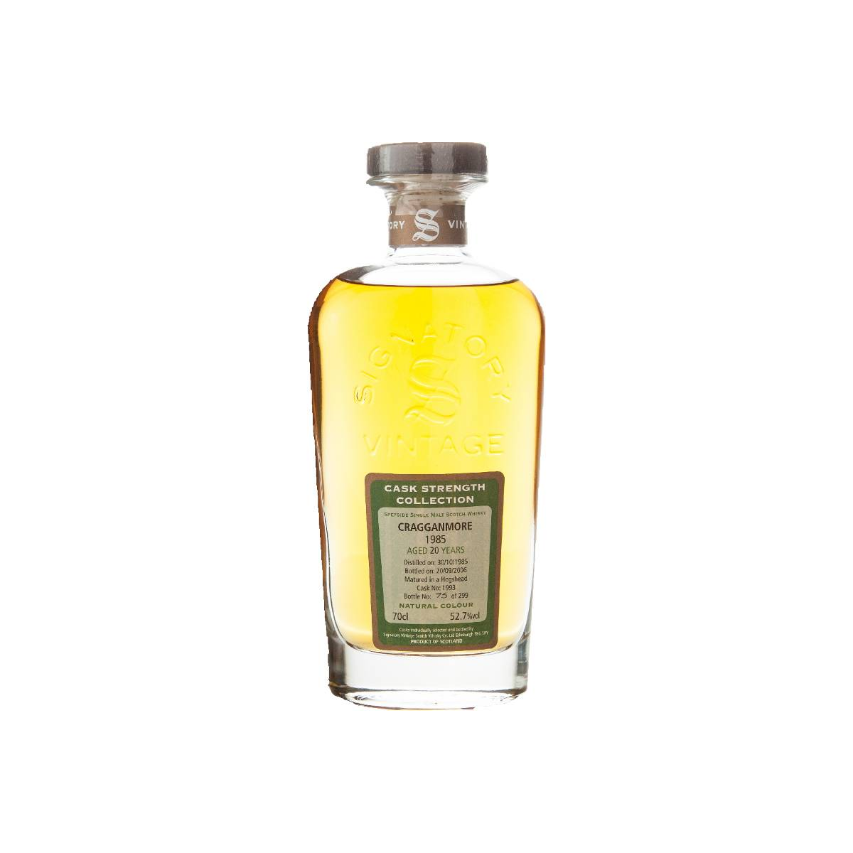 Cragganmore Cask Strength Collection 1985 20 Years Single Malt Whisky