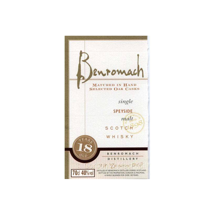 Benromach 18 Years Single Malt Whisky 3