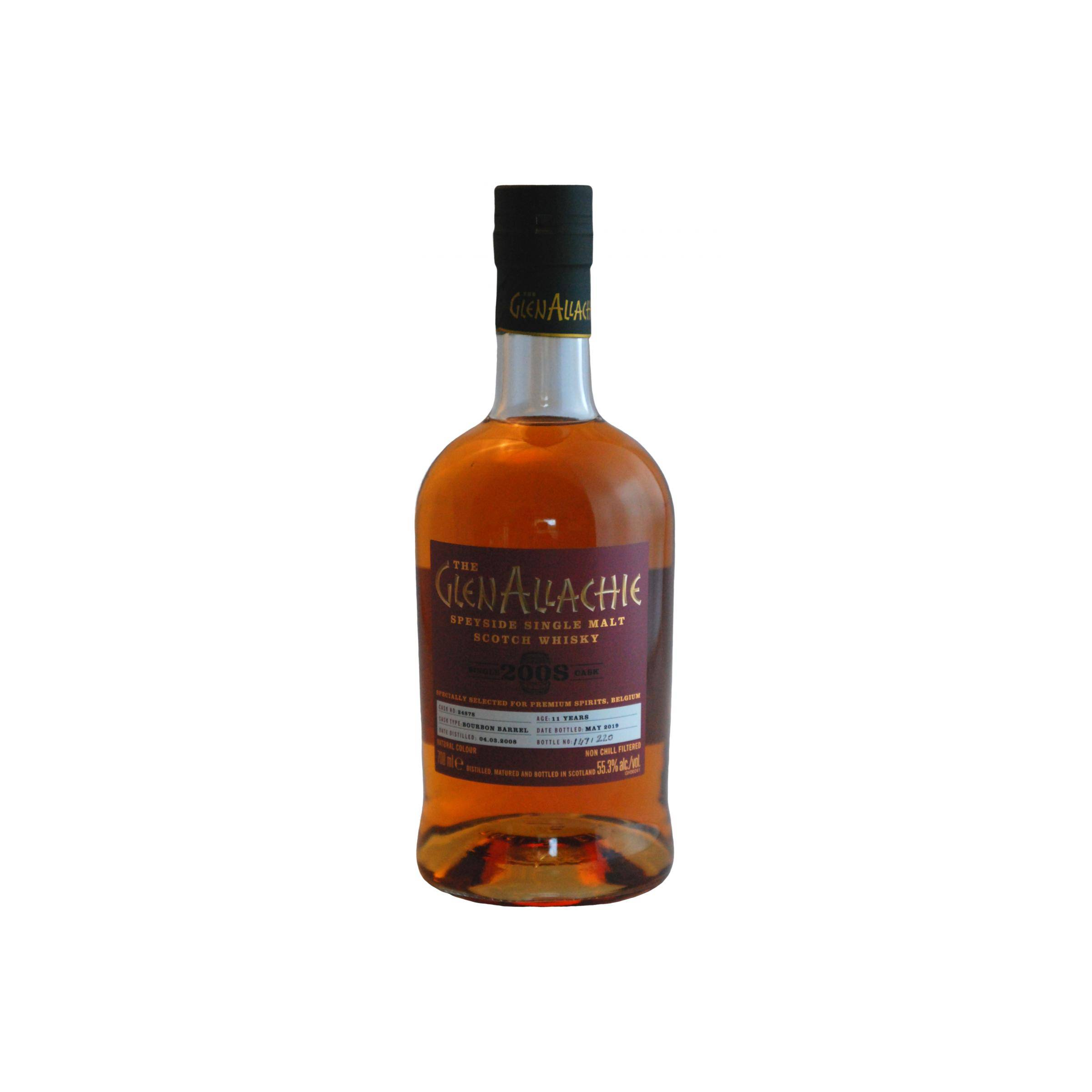 The GlenAllachie Single Cask 2008 11 Years Single Malt Whisky