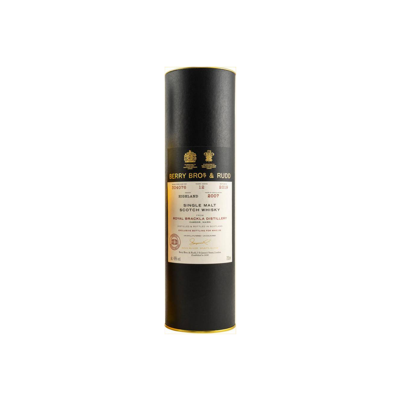 Royal Brackla 2007 12 Years Single Malt Whisky 3