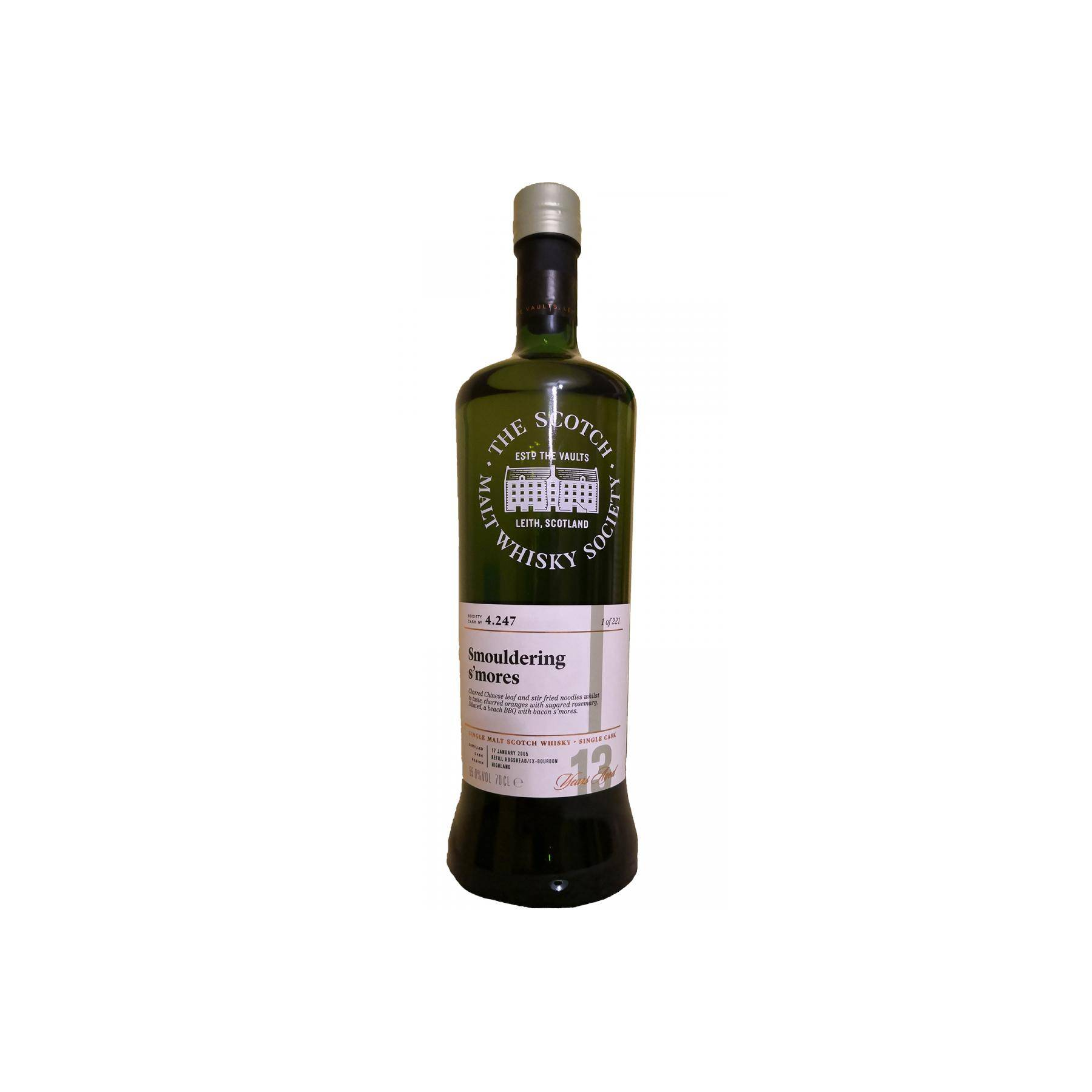 The Scotch Malt Whisky Society 2005 13 Years Single Malt Whisky