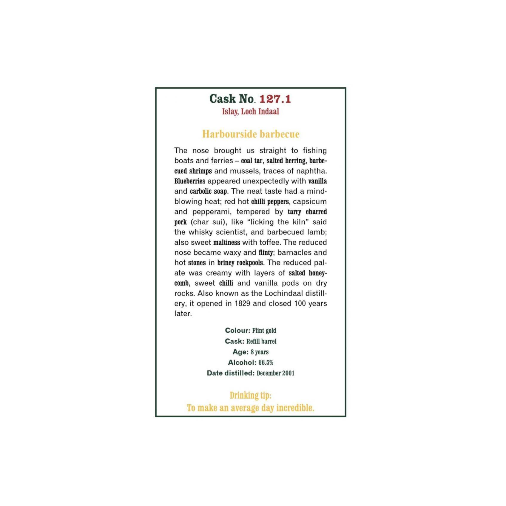 The Scotch Malt Whisky Society 2001 8 Years Single Malt Whisky 2