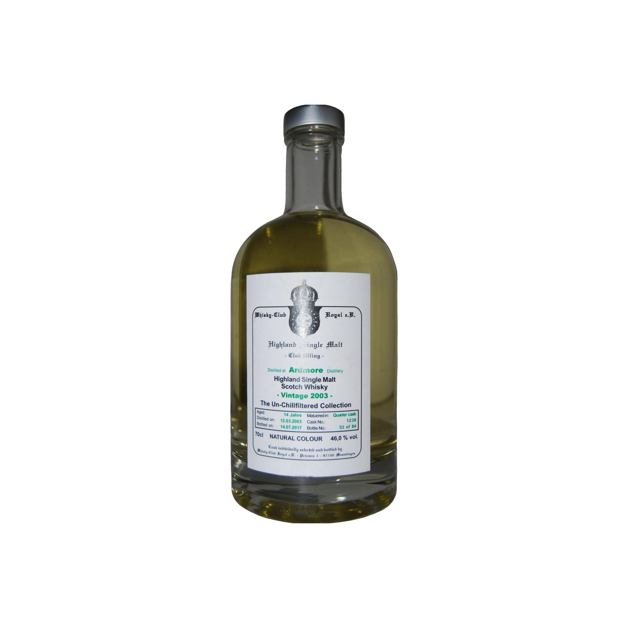 Ardmore 2003 14 Years Single Malt Whisky