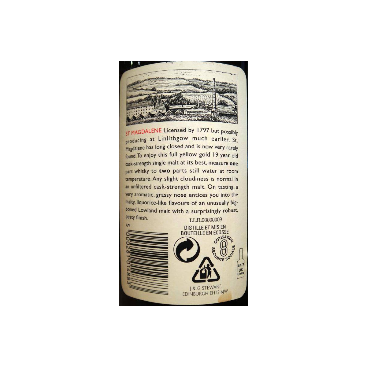 St. Magdalene 1979 19 Years Single Malt Whisky 3