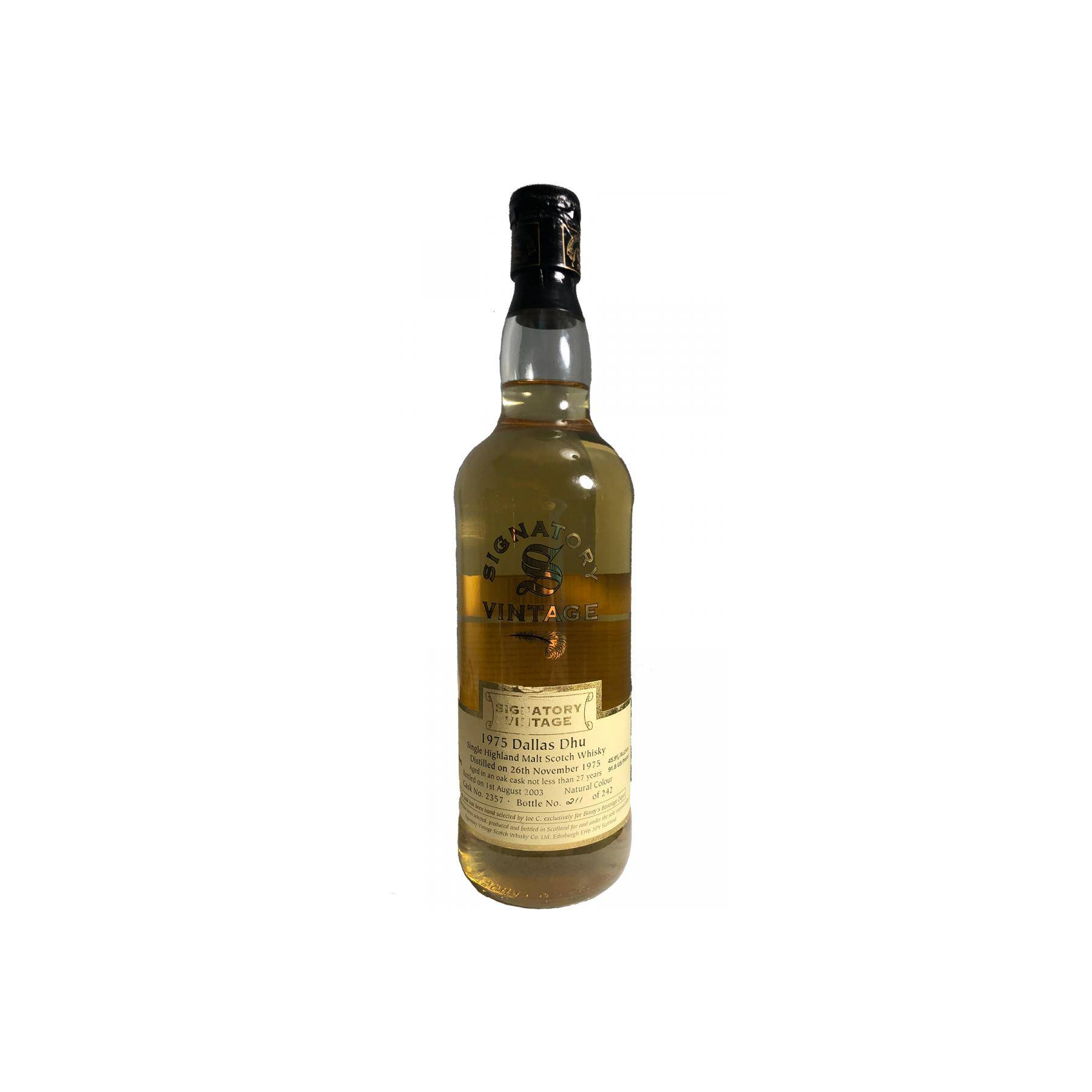 Dallas Dhu Vintage Collection 1975 27 Years Single Malt Whisky