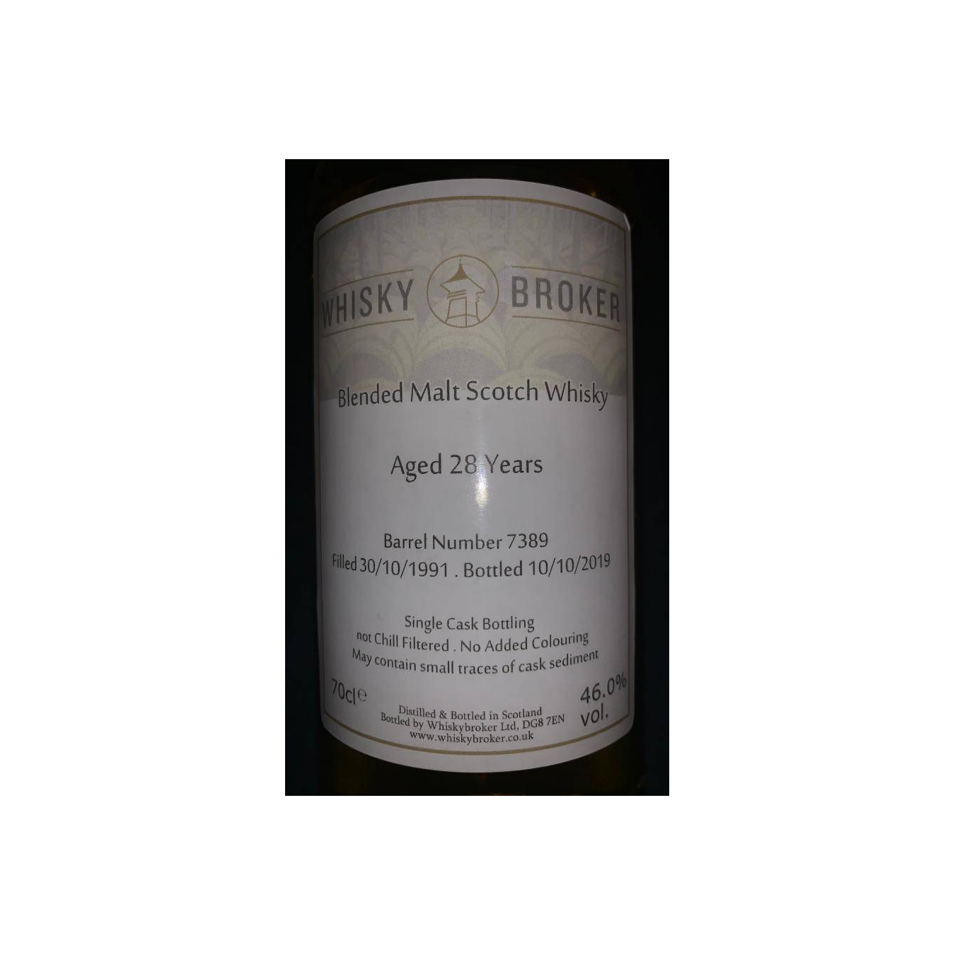 Blended Malt Scotch Whisky 28-year-old WhB