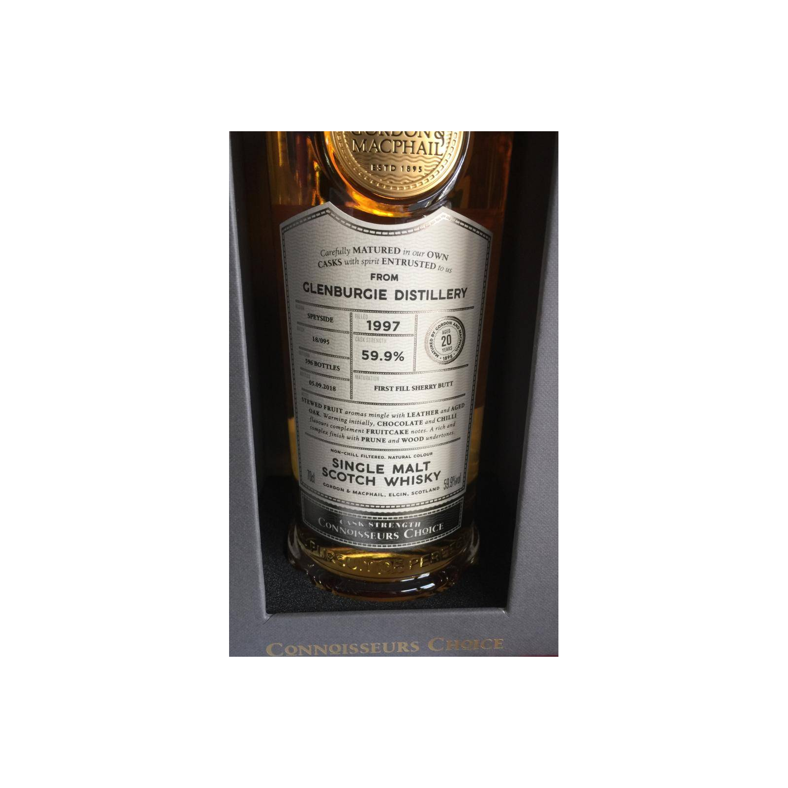 Glenburgie Connoisseurs Choice - Cask Strength 1997 20 Years Single Malt Whisky 3