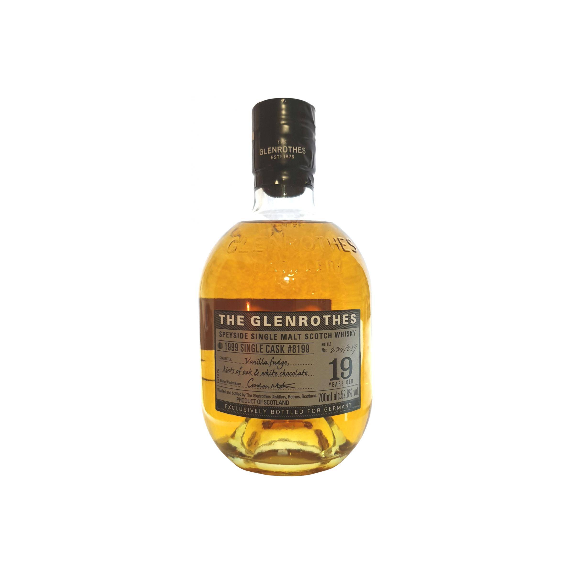 The Glenrothes Single Cask 1999 19 Years Single Malt Whisky
