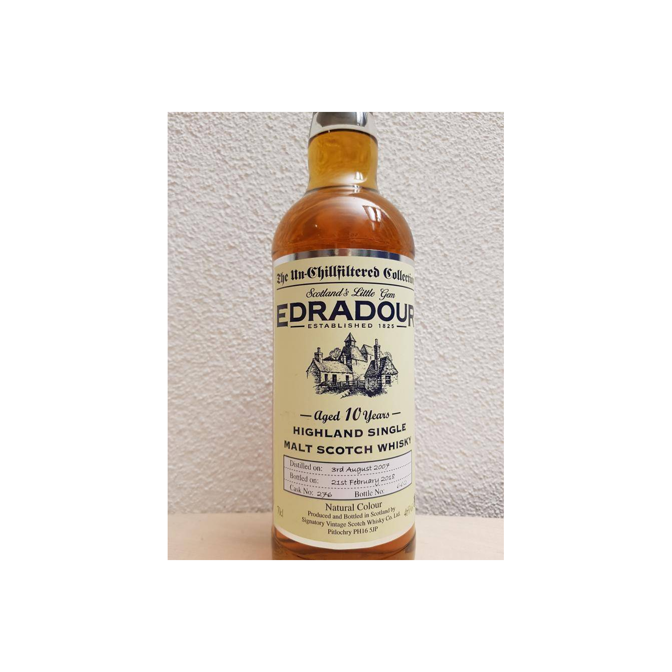 Edradour The Un-Chillfiltered Collection 2007 10 Years Single Malt Whisky
