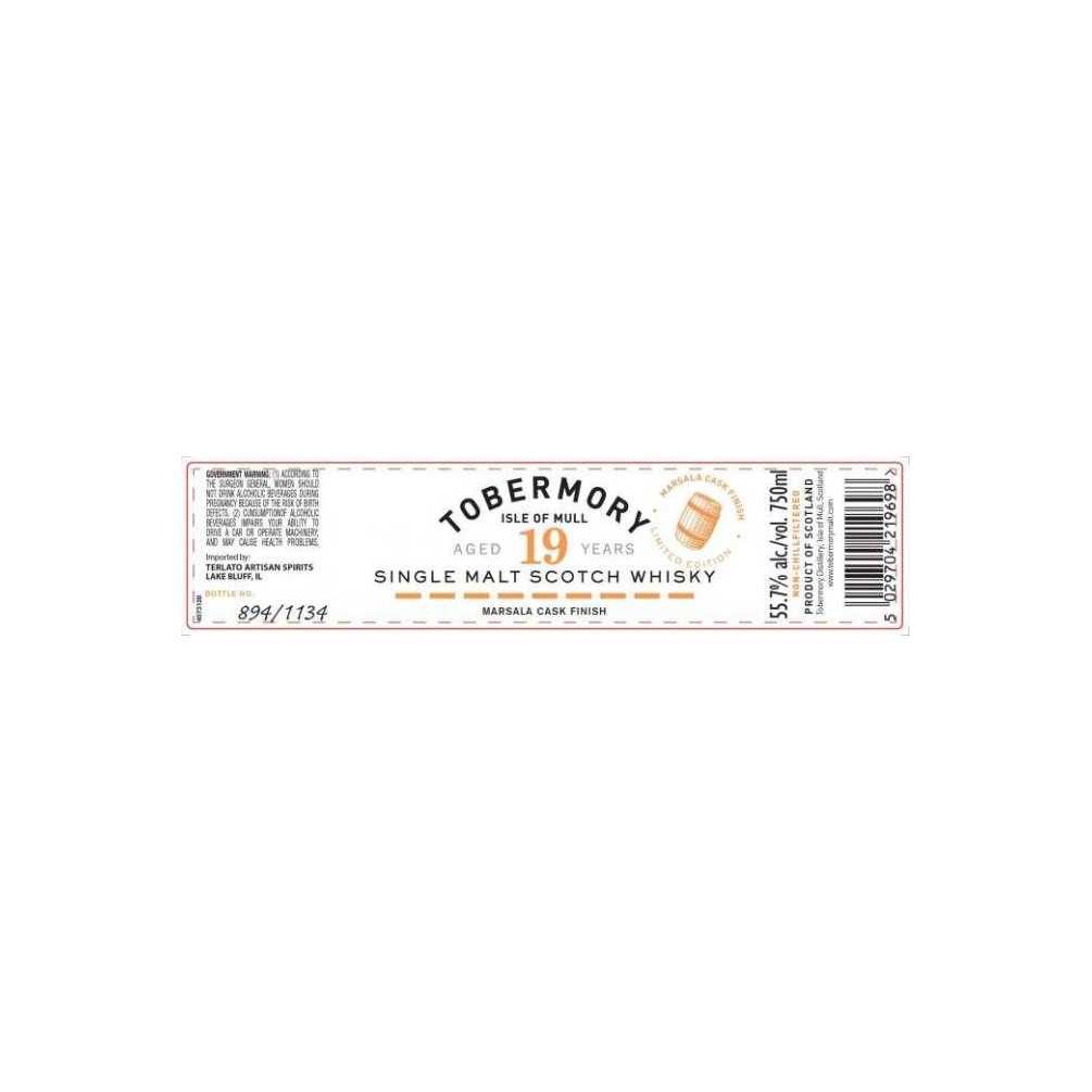 Tobermory 19 Years Single Malt Whisky