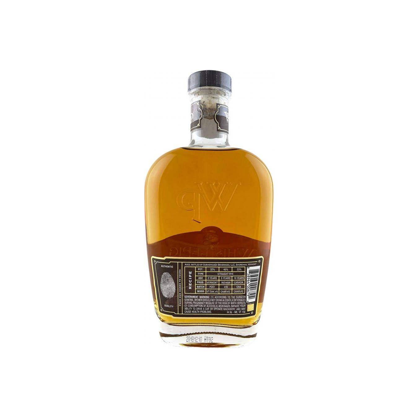 WhistlePig Rye Whisky 2