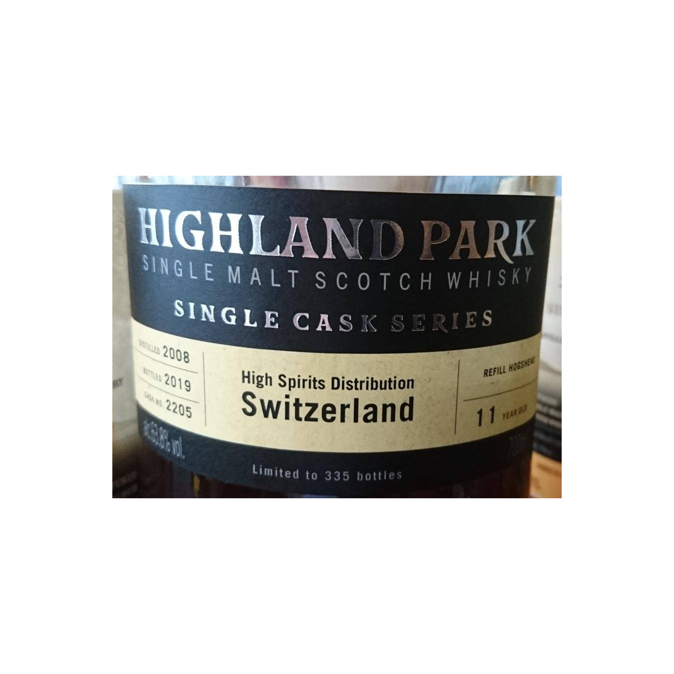 Highland Park Single Cask 2008 11 Years Single Malt Whisky 2