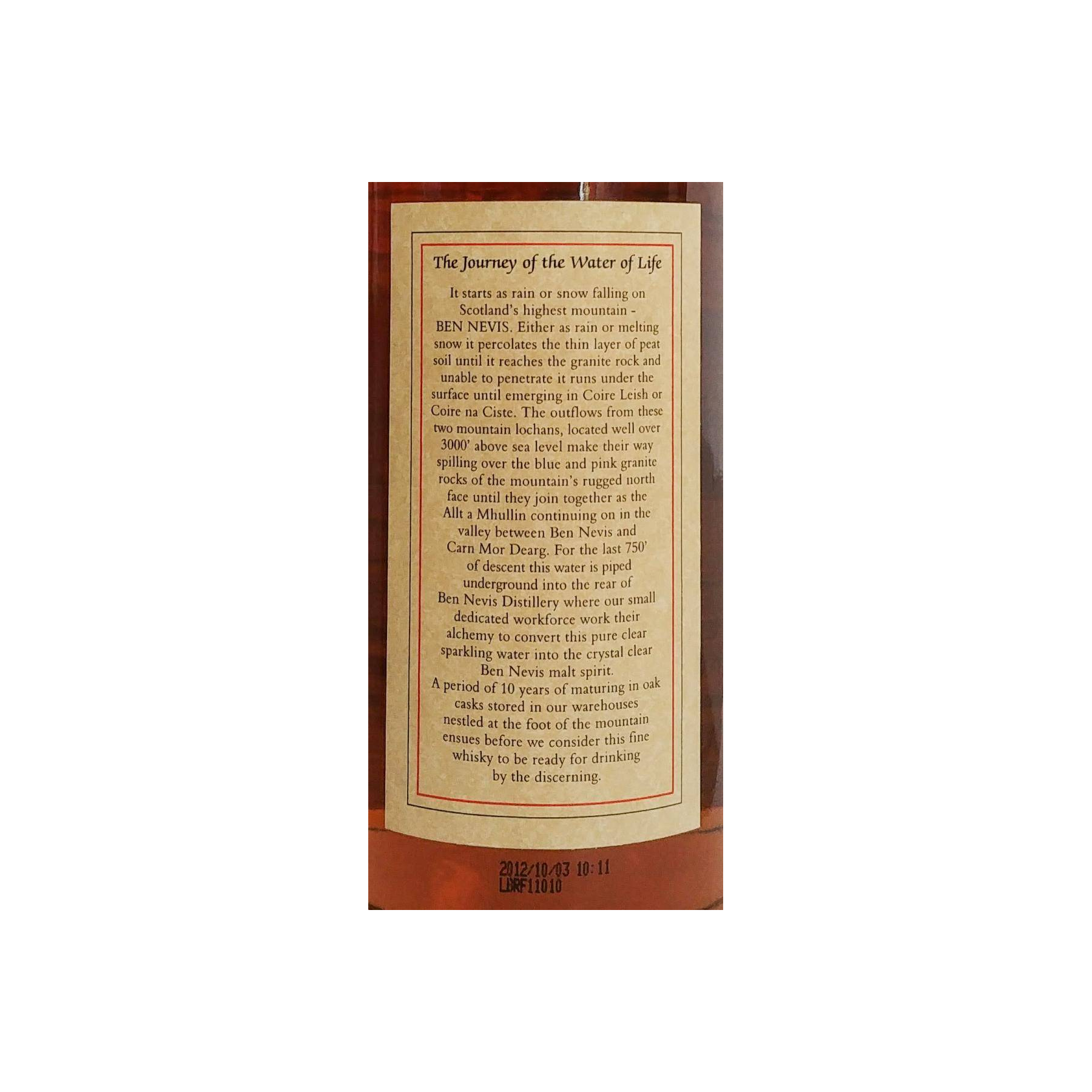 Ben Nevis 10 Years Single Malt Whisky 2