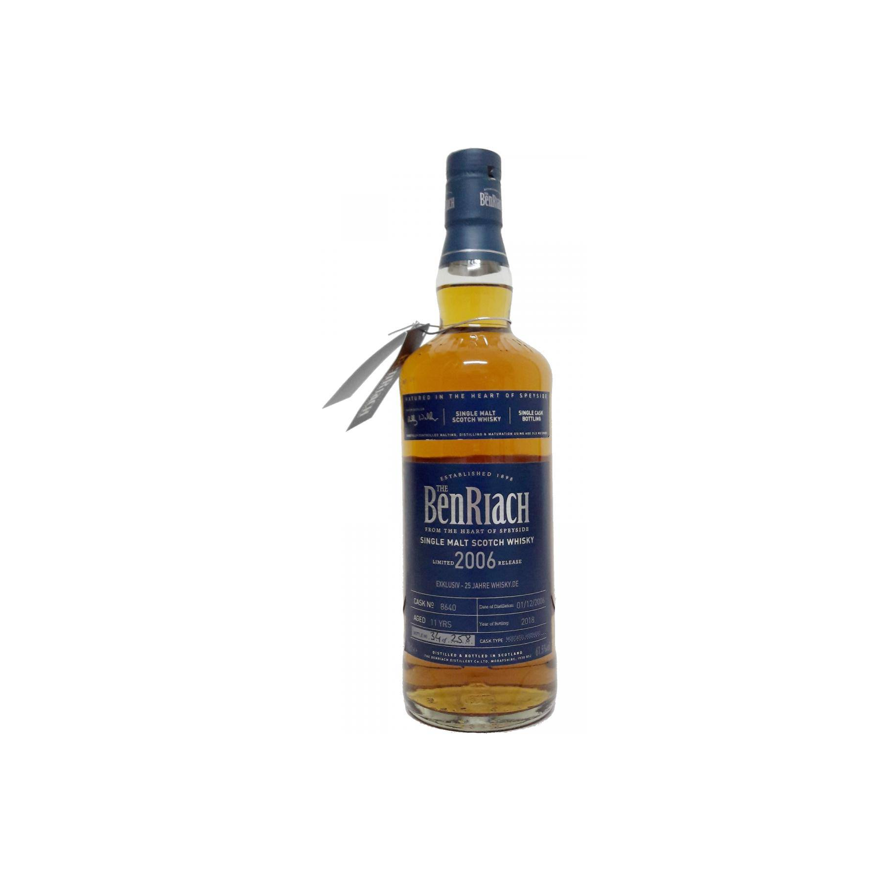 BenRiach Individual Cask Bottling 2006 11 Years Single Malt Whisky