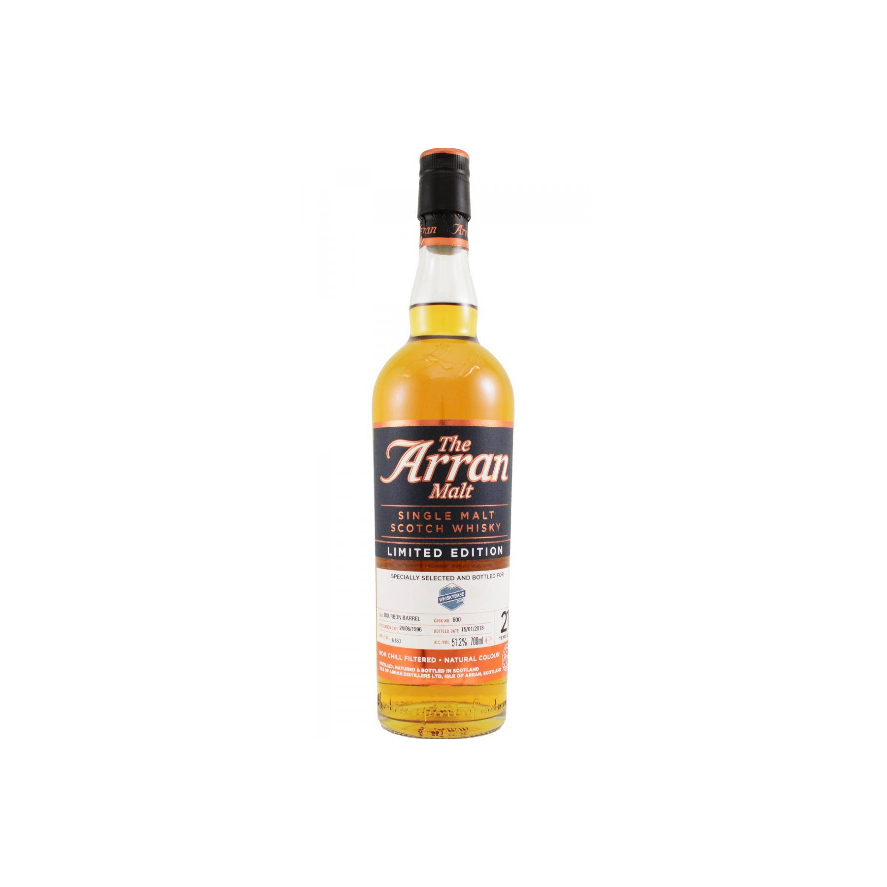 Arran Limited Edition 1996 21 Years Single Malt Whisky