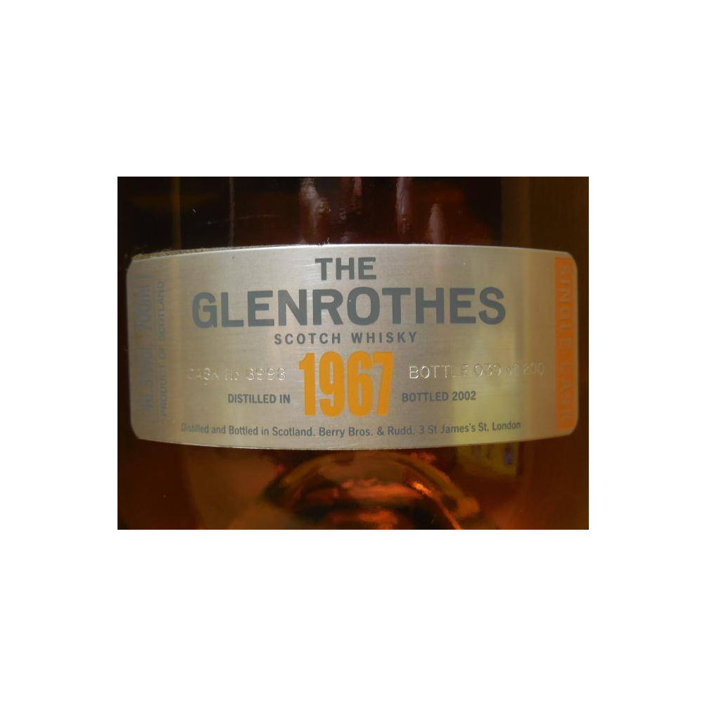 The Glenrothes Single Cask 1967 35 Years Single Malt Whisky 2